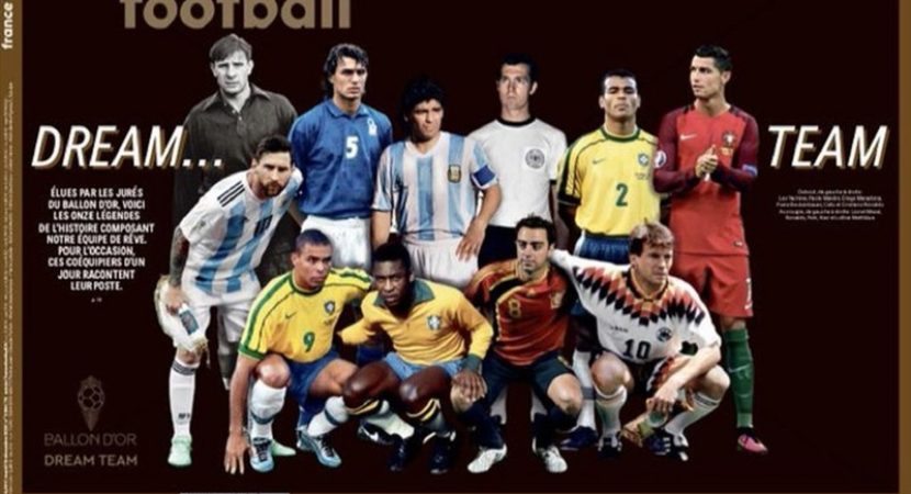 đội hình vĩ đại nhất lịch sử bóng đá